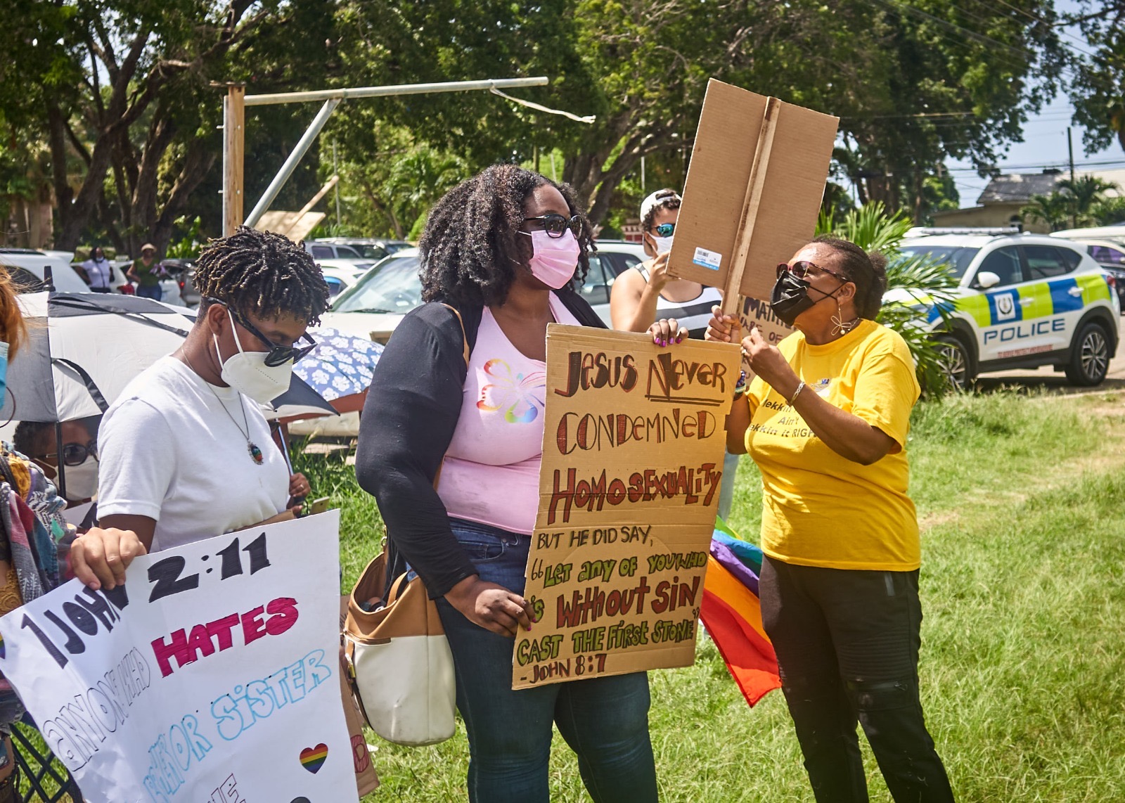 Opposing Groups March Over Proposal To Legalize Same Sex Unions