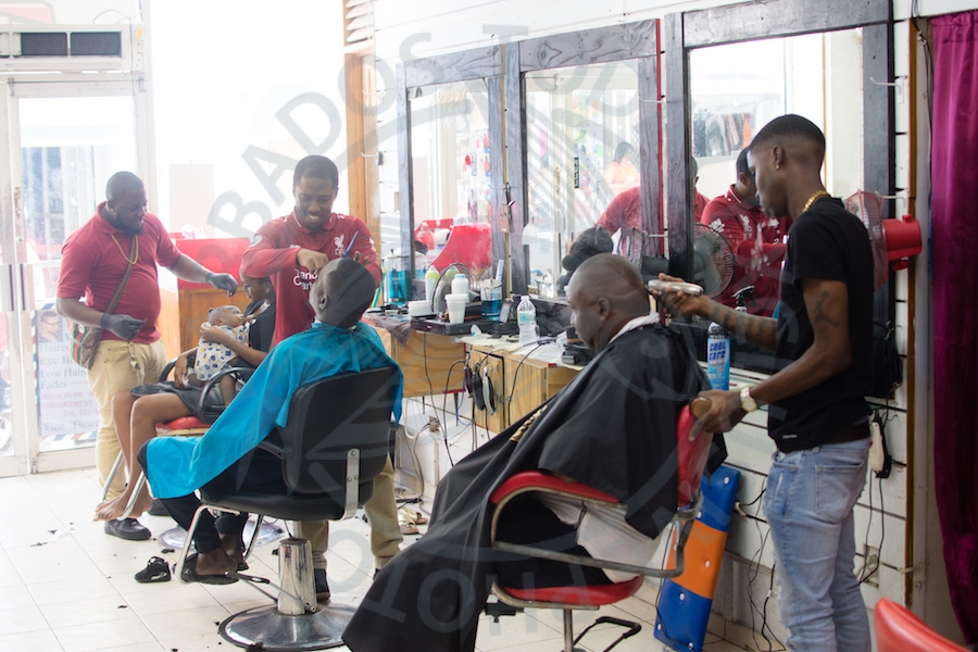 General Manager at Legacy Barbershop Bolo Sanchez said that the barbershop was seeing an increase in customers.