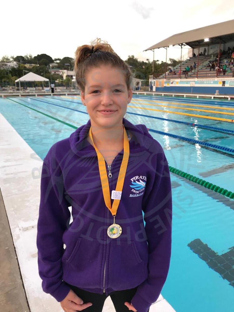 Kathryn Ford posted two CARIFTA qualifying times for the girls 13-14 Division.