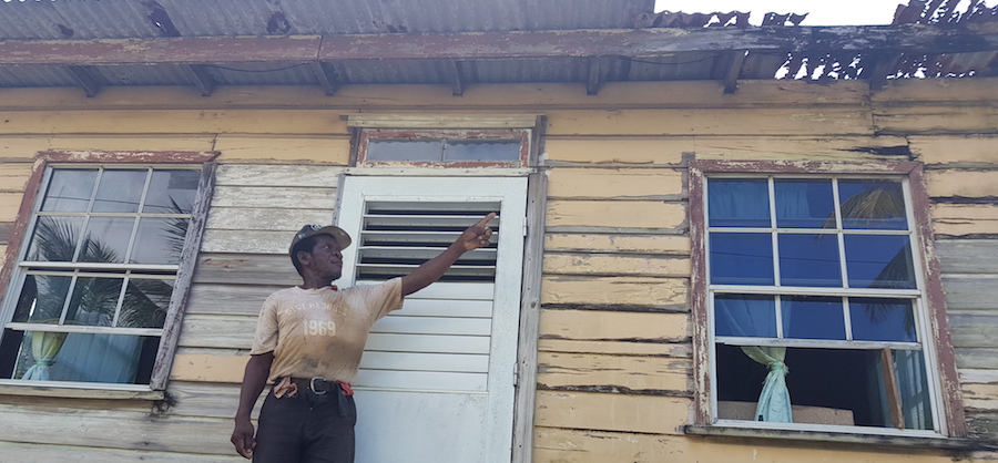 The St John resident is asking for help to restore his Clifton Hall home which is falling to pieces.