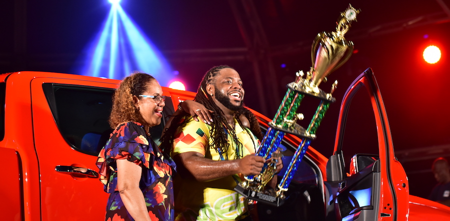 Mikey emerged as the winner of the Soca Monarch Competition.