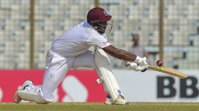 Sunil Ambris led Windies A’s second innings batting effort.