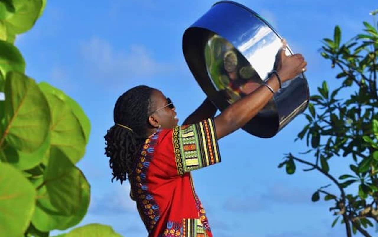 BajanVibes In love with pan . . . Hashim plays with a humble heart