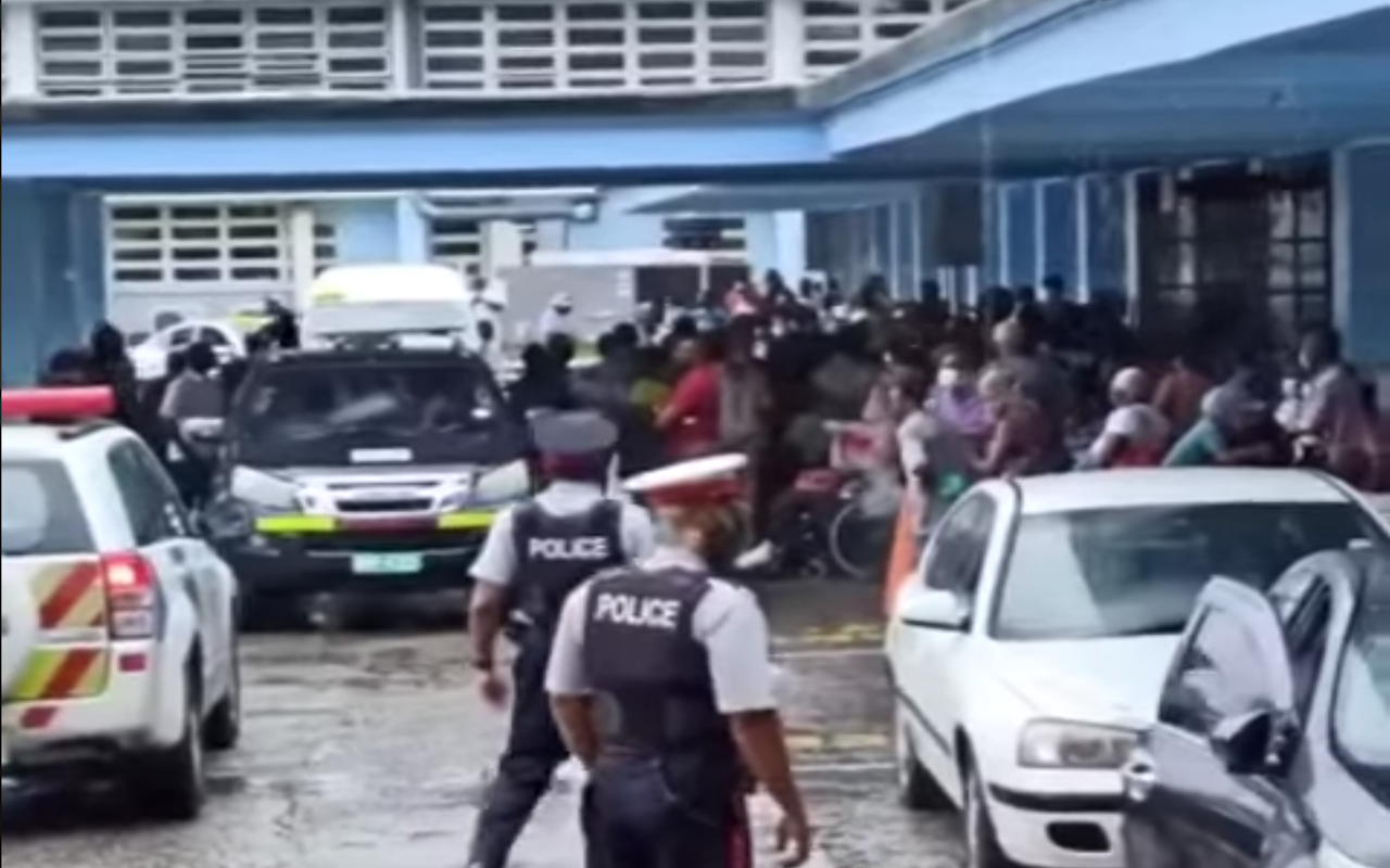Hospital swarmed - Barbados Today - Vimarsana News