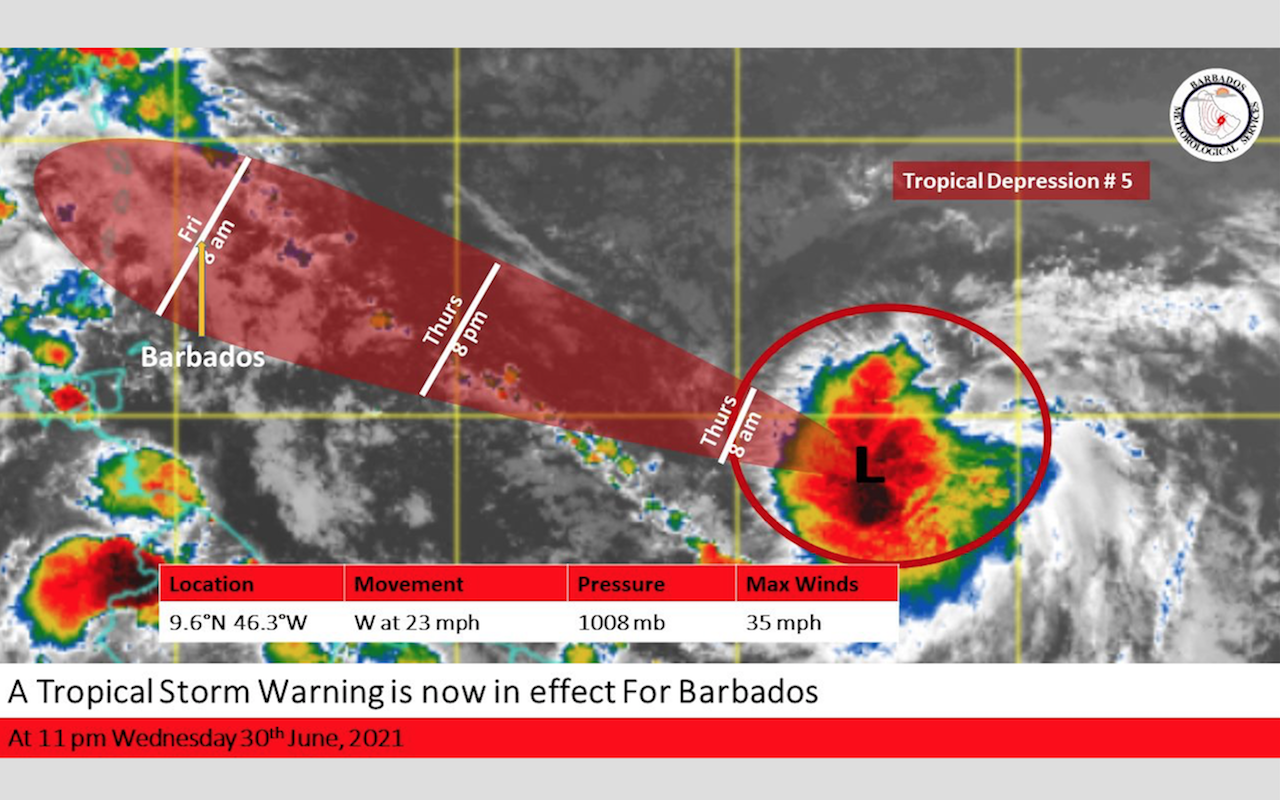 ‘Brace for potential storm come Friday’ - Barbados Today