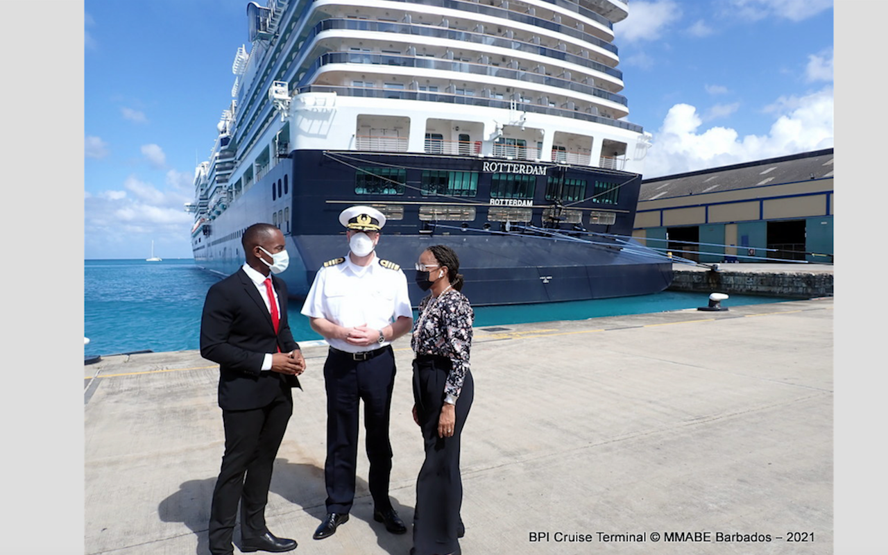 Holland American ship docks at Bridgetown - Barbados Today