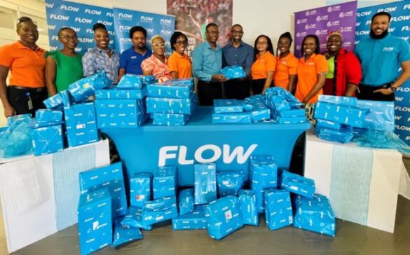 Flow delivers gifts to children in care - Barbados Today