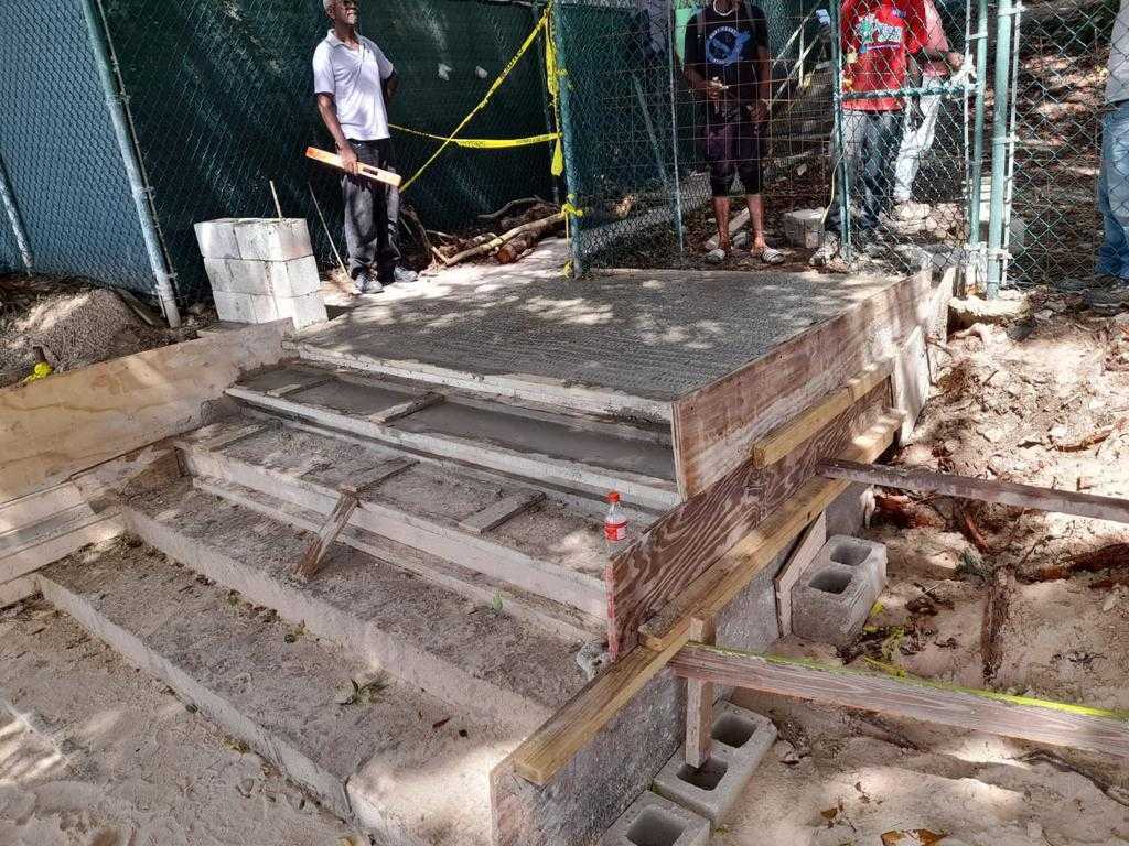 The National Conservation Commission Repairs Public Access Path to Derricks Beach in St James