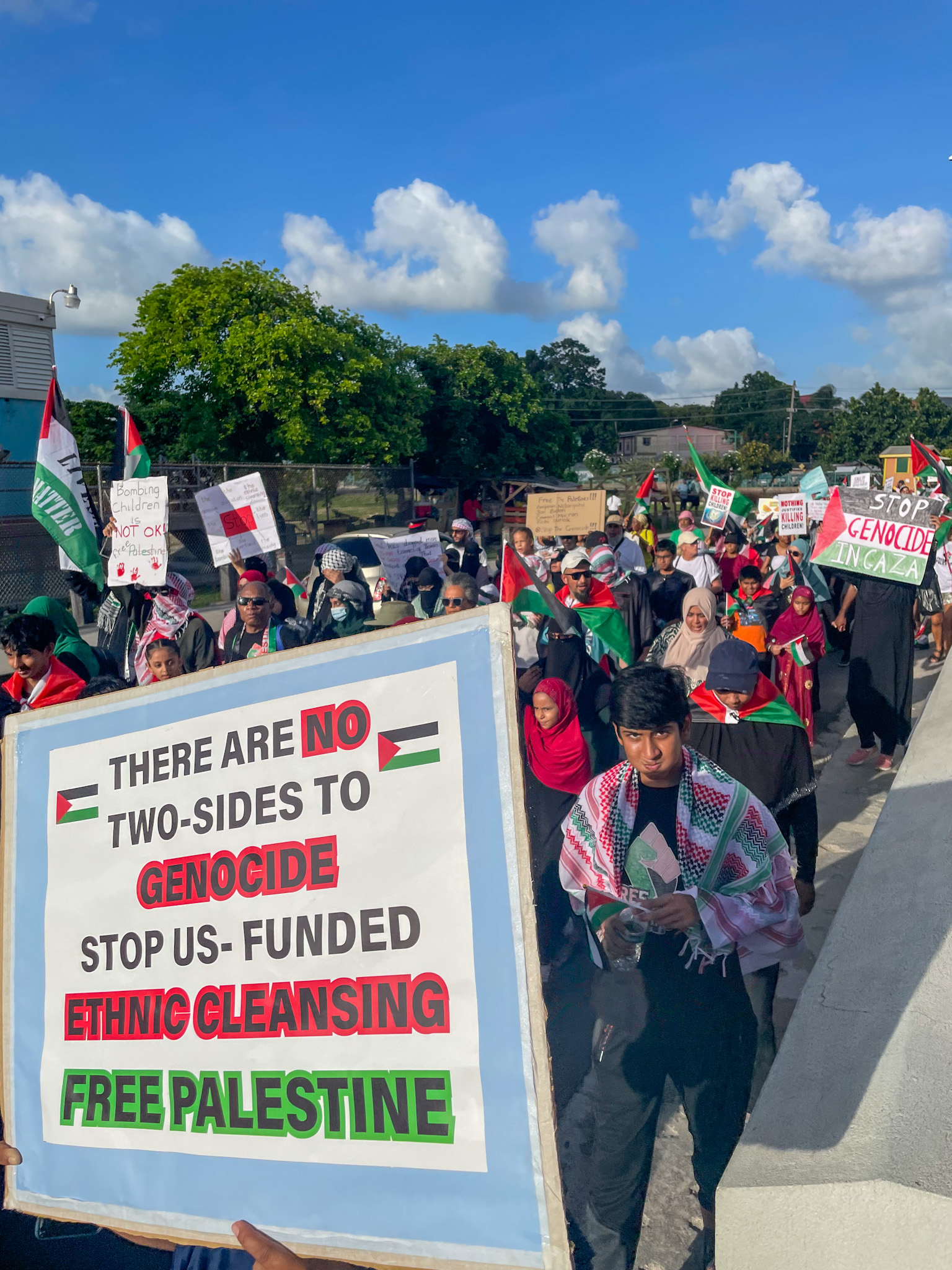 Local Group Calls for Barbados to Suspend Diplomatic Ties with Israel Amidst Pro-Palestine Demonstration