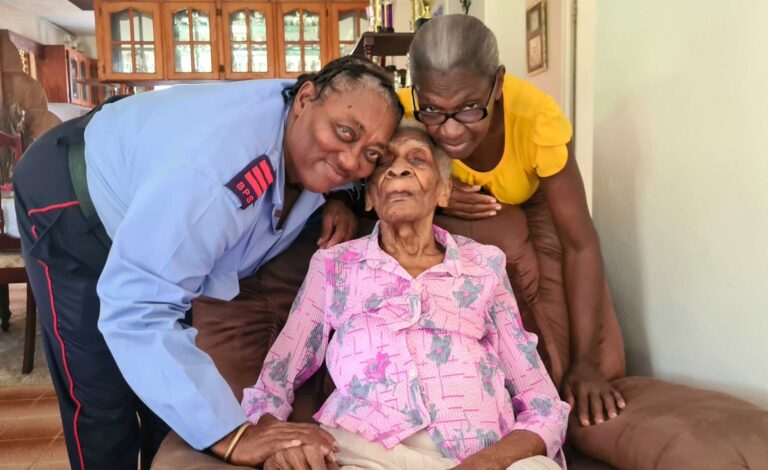 Parris celebrates 107th birthday in good health and spirits