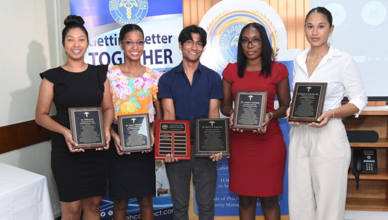 QEH honours outstanding interns  