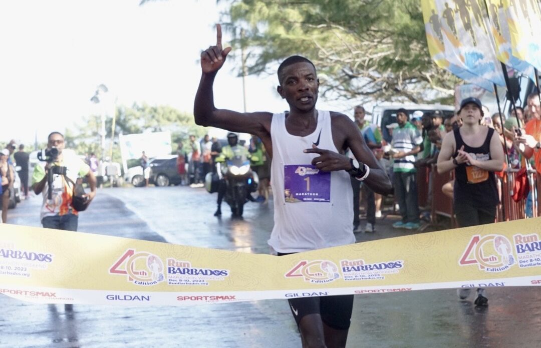 Kenya’s Alex Ekesa wins his 3rd consecutive Run Barbados Marathon ...