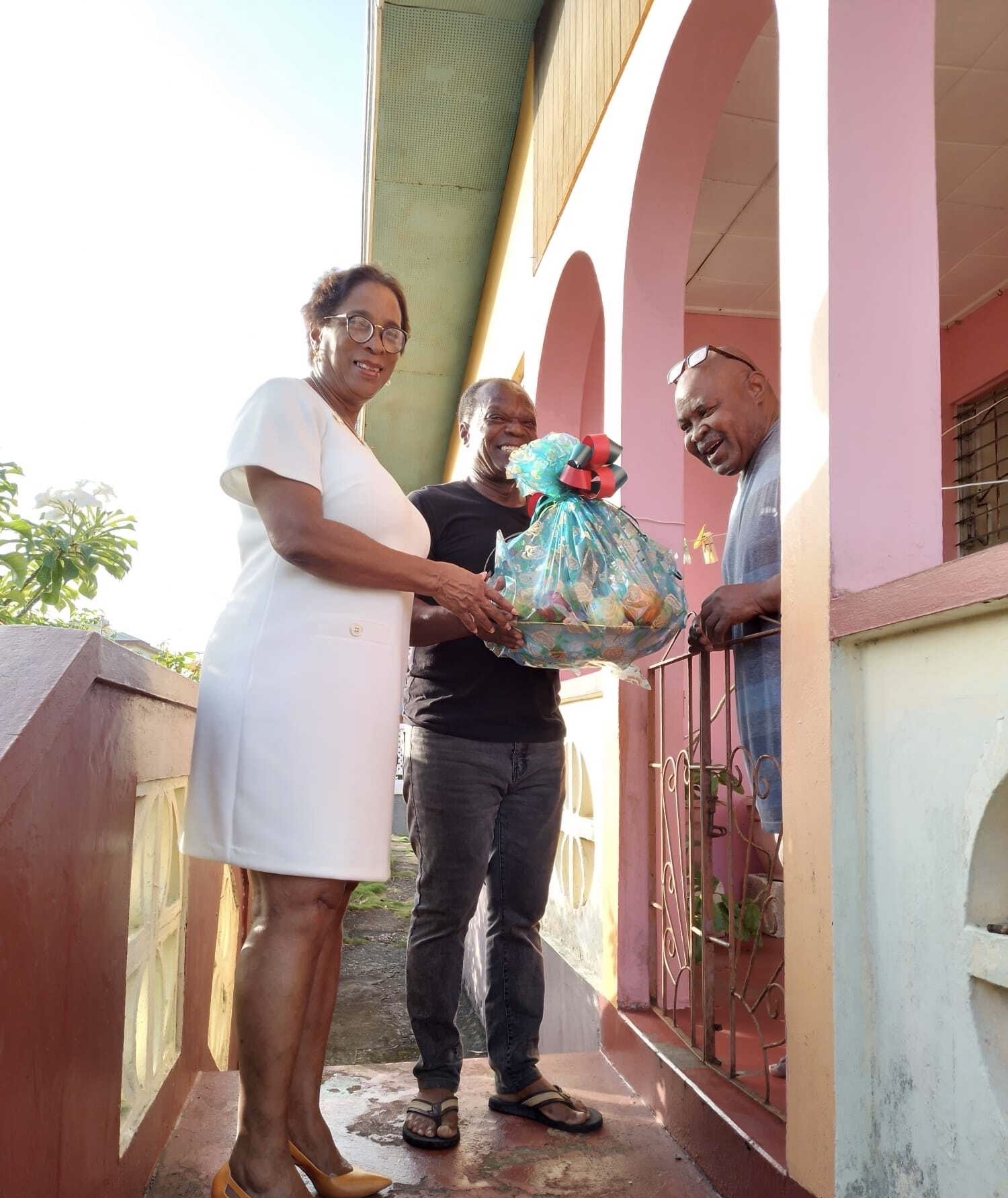 Two Centenarians in St James South Constituency Receive Special Christmas Gifts from MP Sandra Husbands