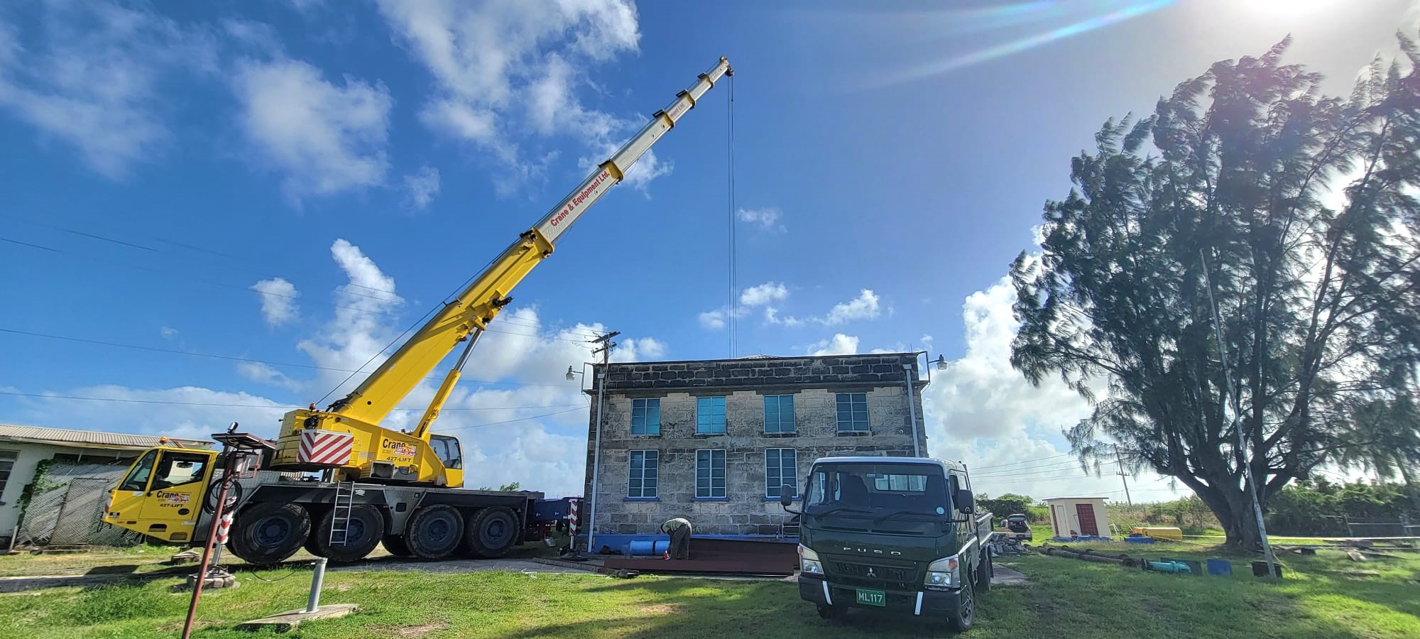 Repair Work at Barbados Water Authority's Hampton Pumping Station in St Philip; Customers Urged to Store Water