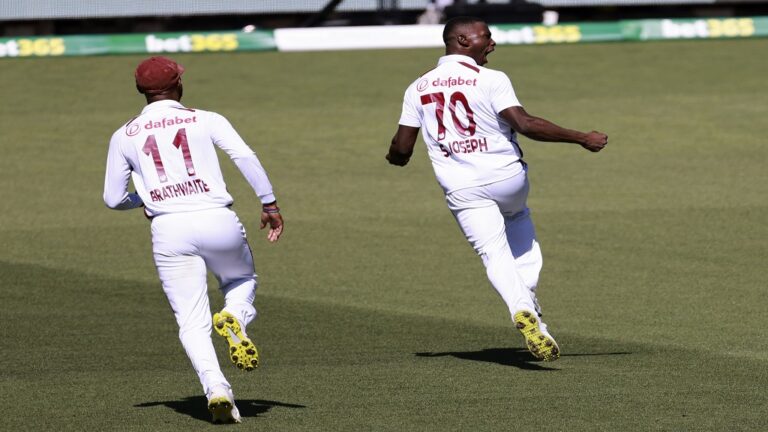 Joseph and McKenzie shine, but Windies suffer batting collapse to hand Aussies advantage