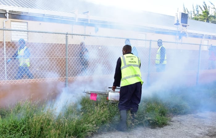 Fogging resumes in Christ Church, St Michael