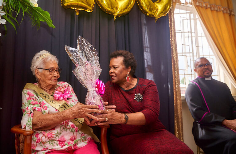 Newest centenarian a teacher in school and at home