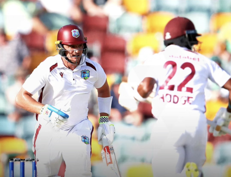 Da Silva and Hodge lead West Indies to 266-8 against Australia in day-night test