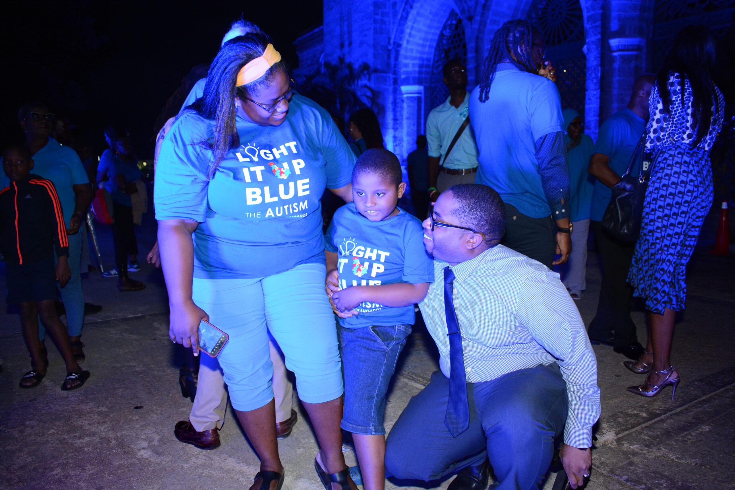 Barbadians Join World Autism Awareness Day with Blue Hue at Parliament Building Event