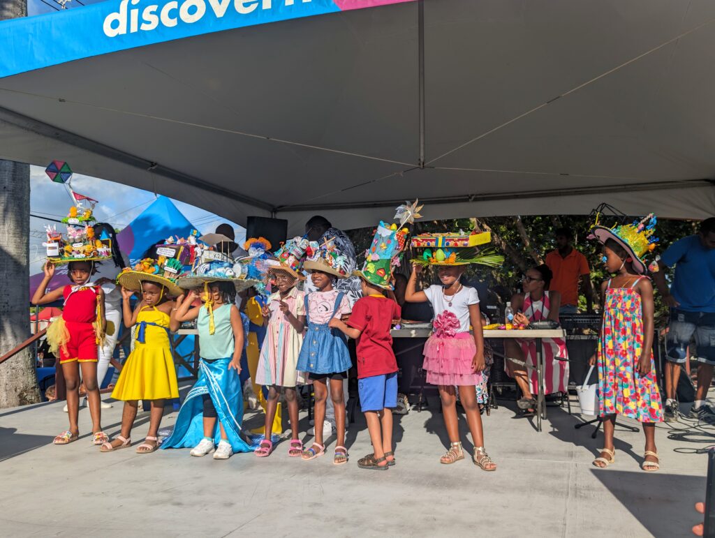 Dionna Browne-Findlay Easter Bonnet Competition Showcases Colorful Creativity at FLOW Oistins Fish Festival