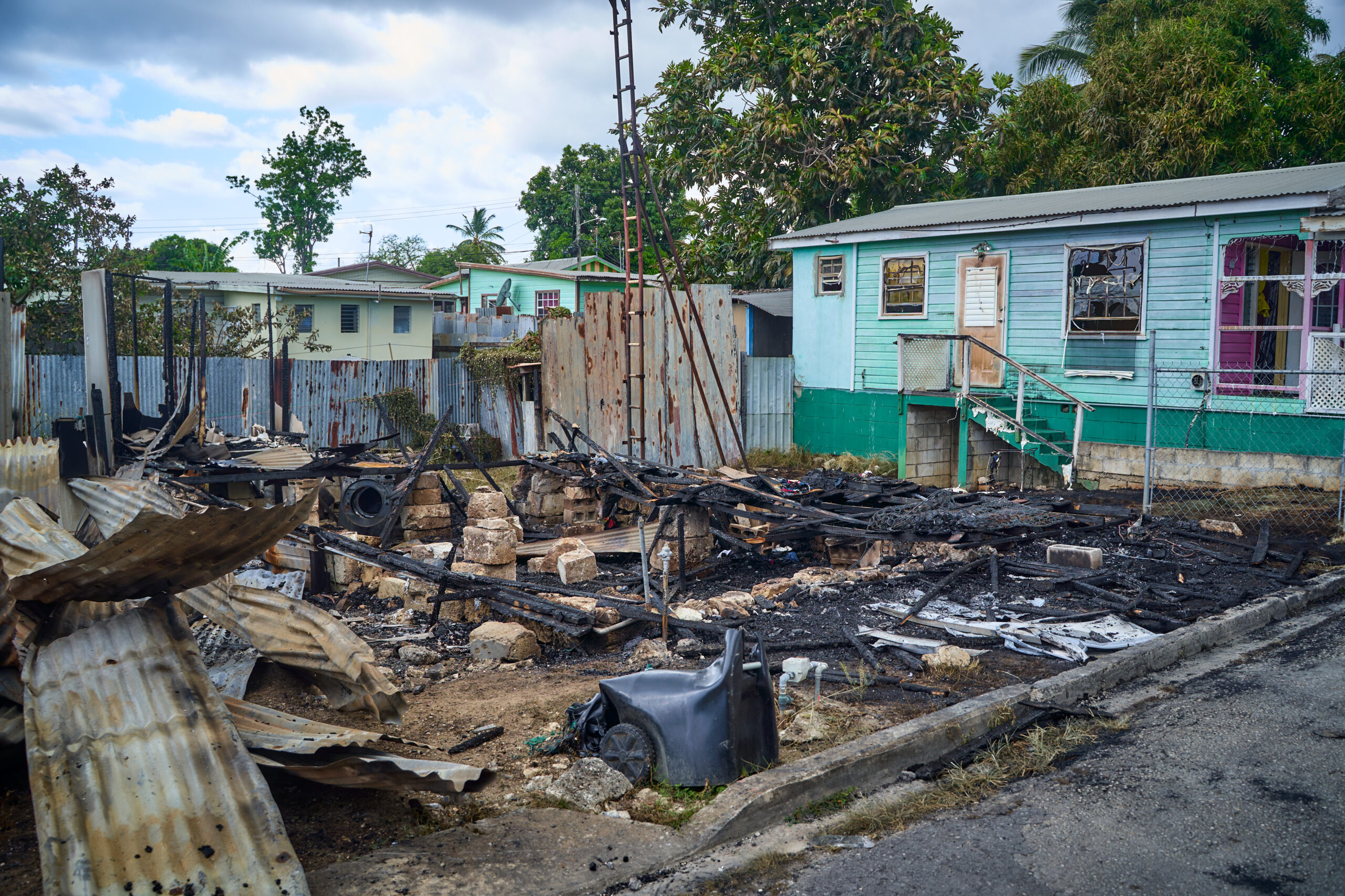 Fire destroys Bank Hall home, damages another - Barbados Today