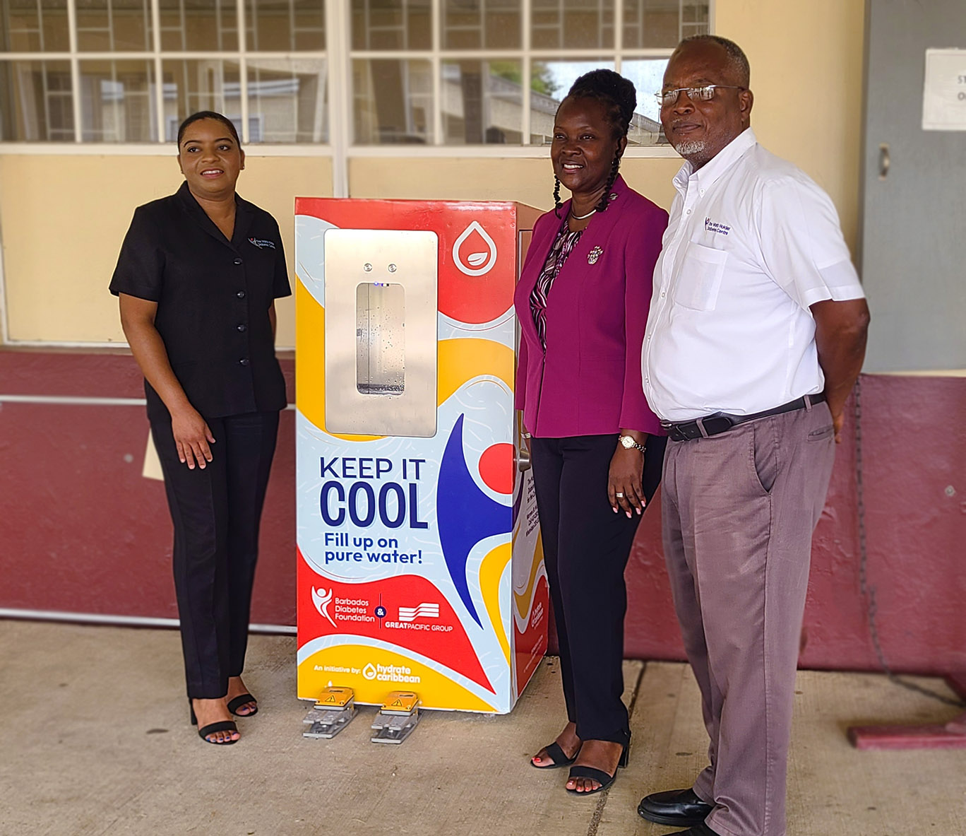 Great Pacific Trust Sponsors 25th Hydrate Caribbean Station at Coleridge & Parry School