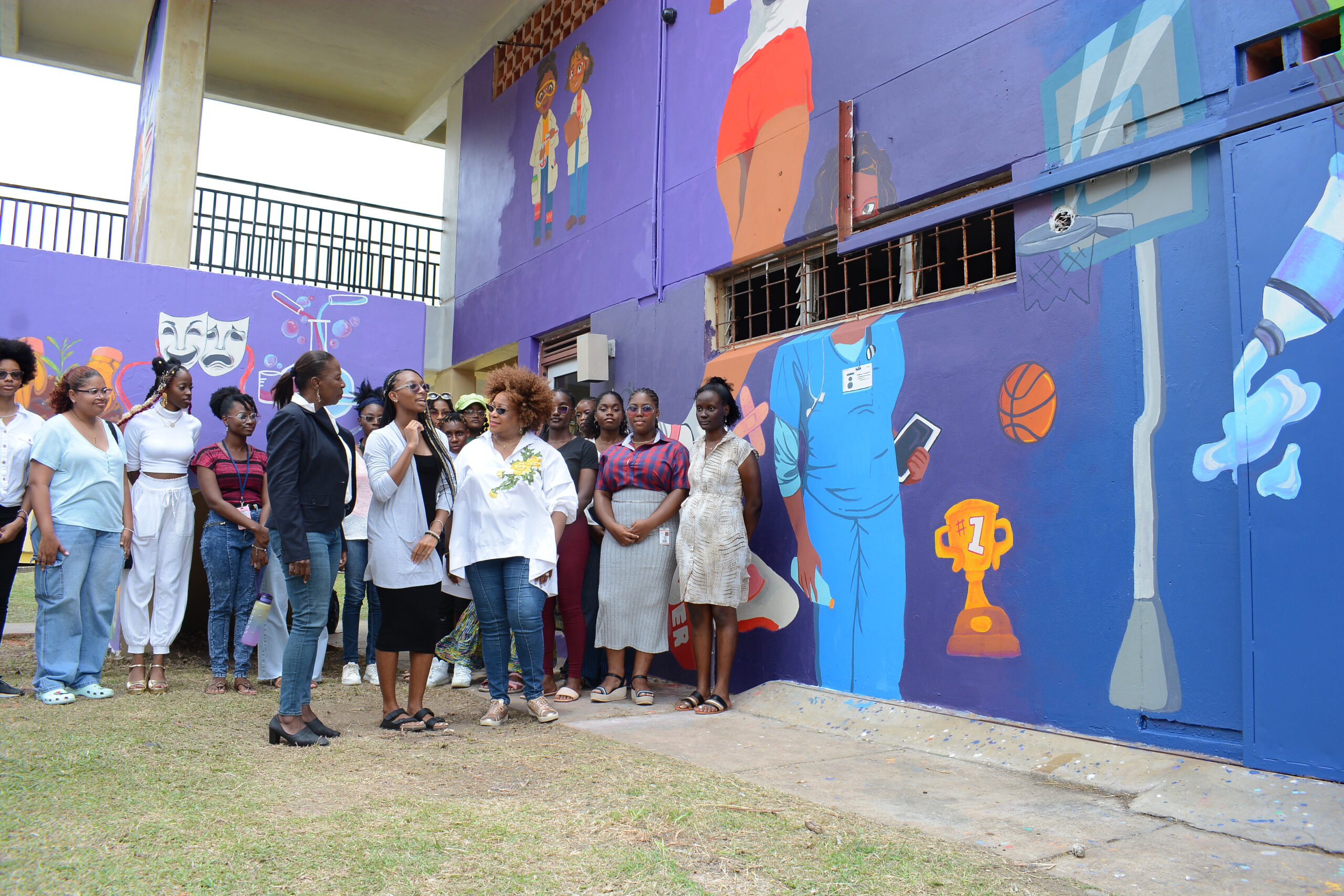 Barbados Community College Unveils Vibrant Mural in Collaboration with Berger Paints