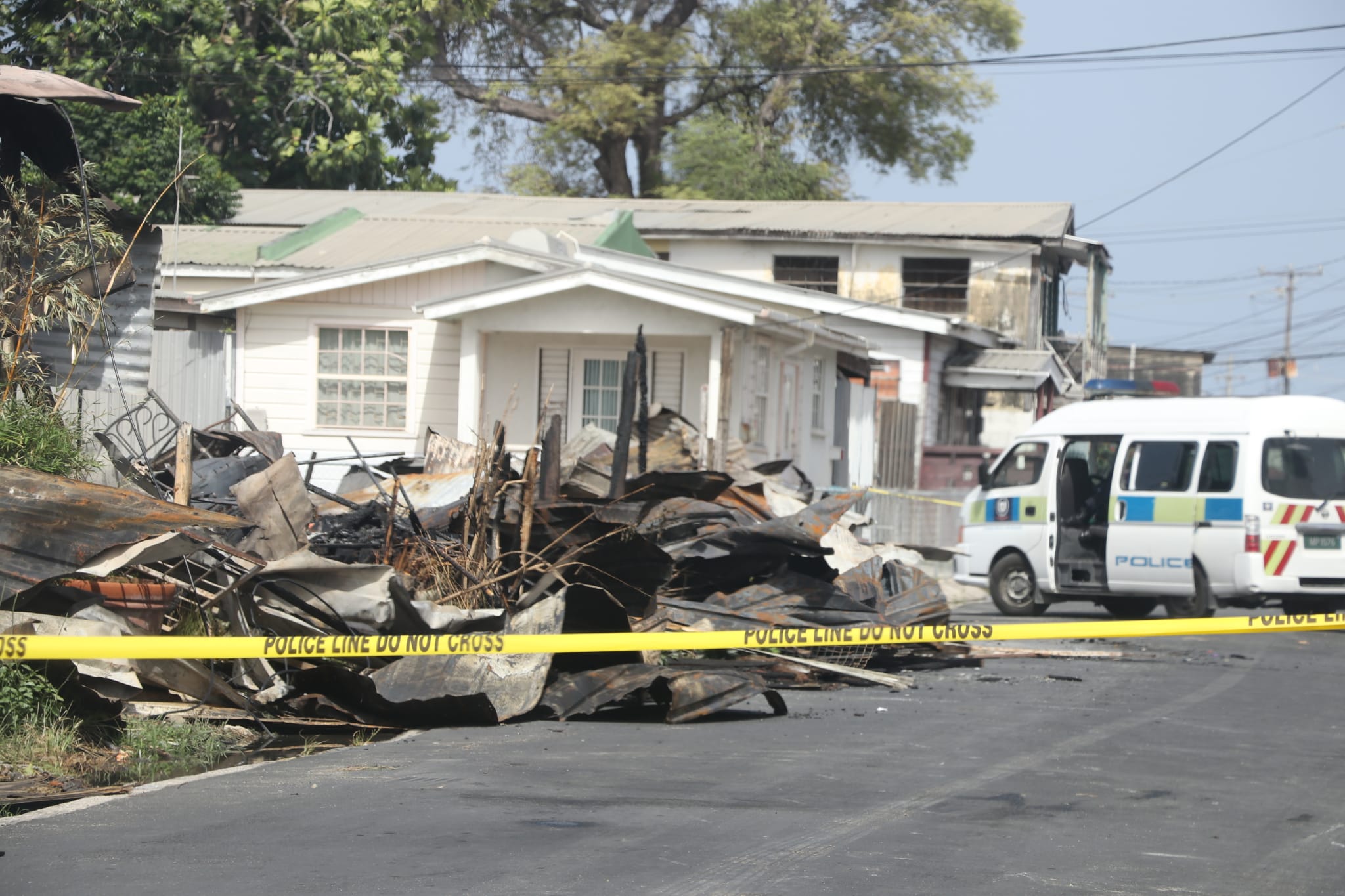 Police Investigating Fire That Damaged 12 Houses at Wellington Street, St Michael