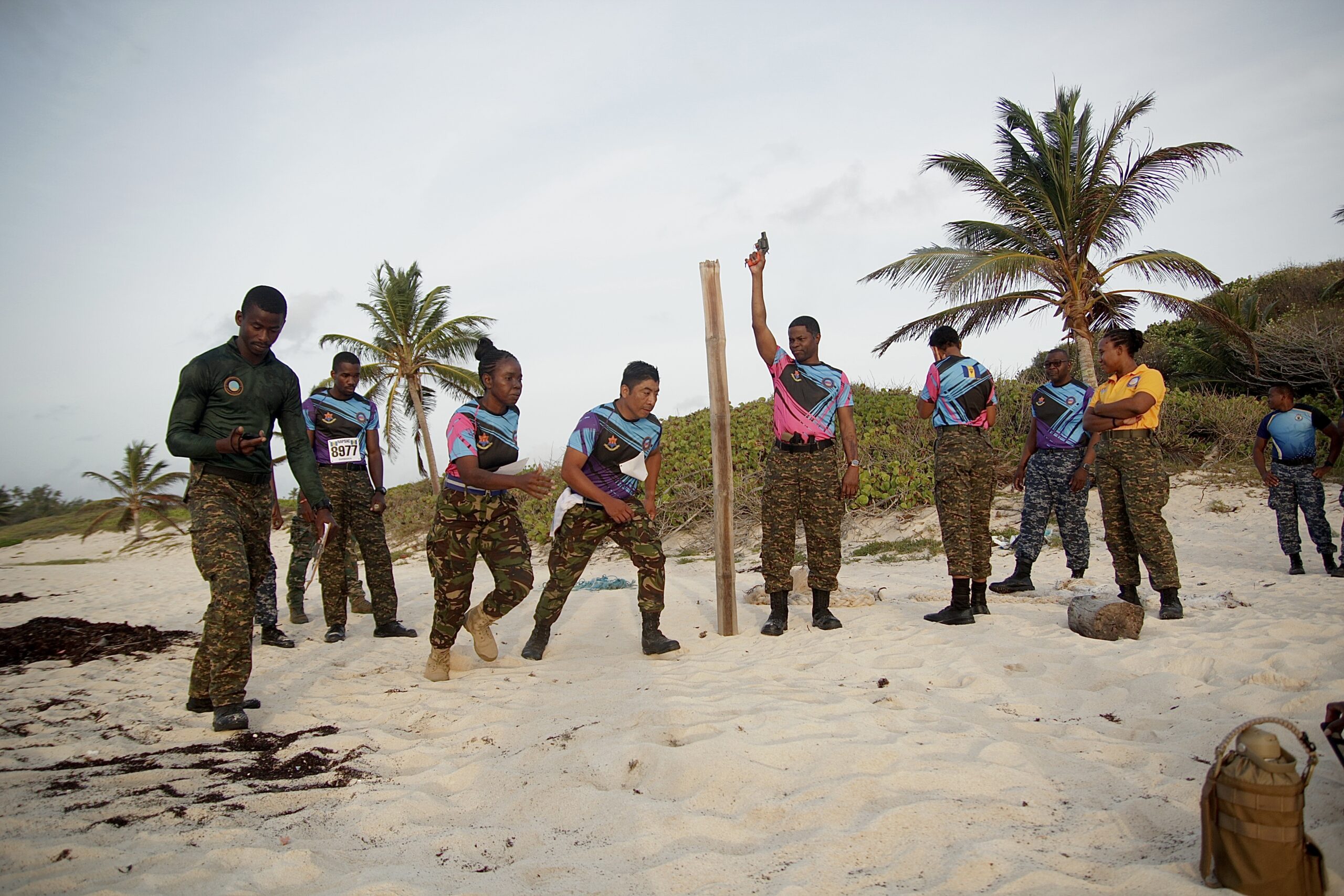 Military teams show physical and mental prowess during early morning ...