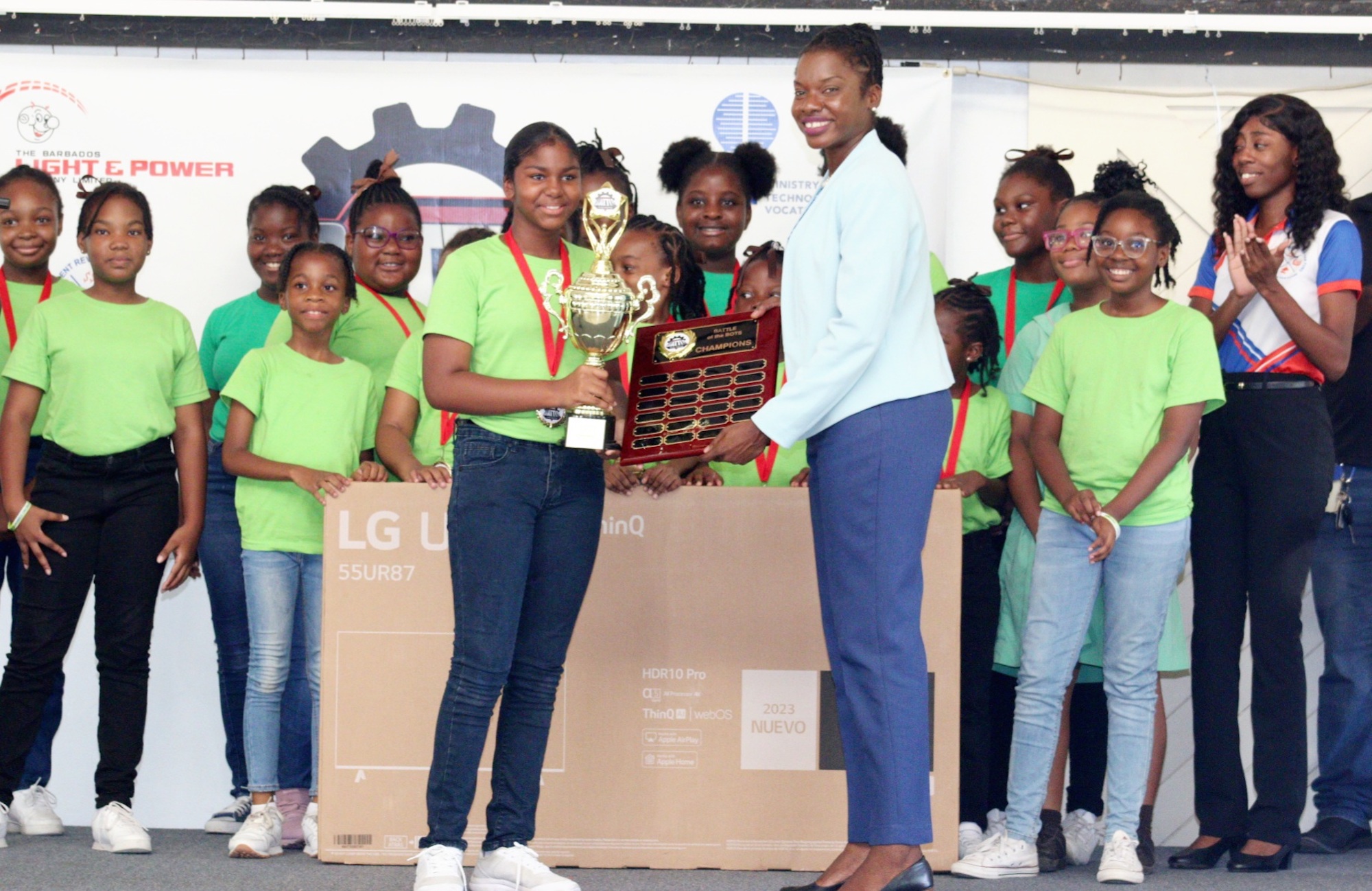 Christ Church Girls’ School Wins Barbados Light & Power Battle of the Bots Competition, Showcasing Coding Talent Among Primary Schools