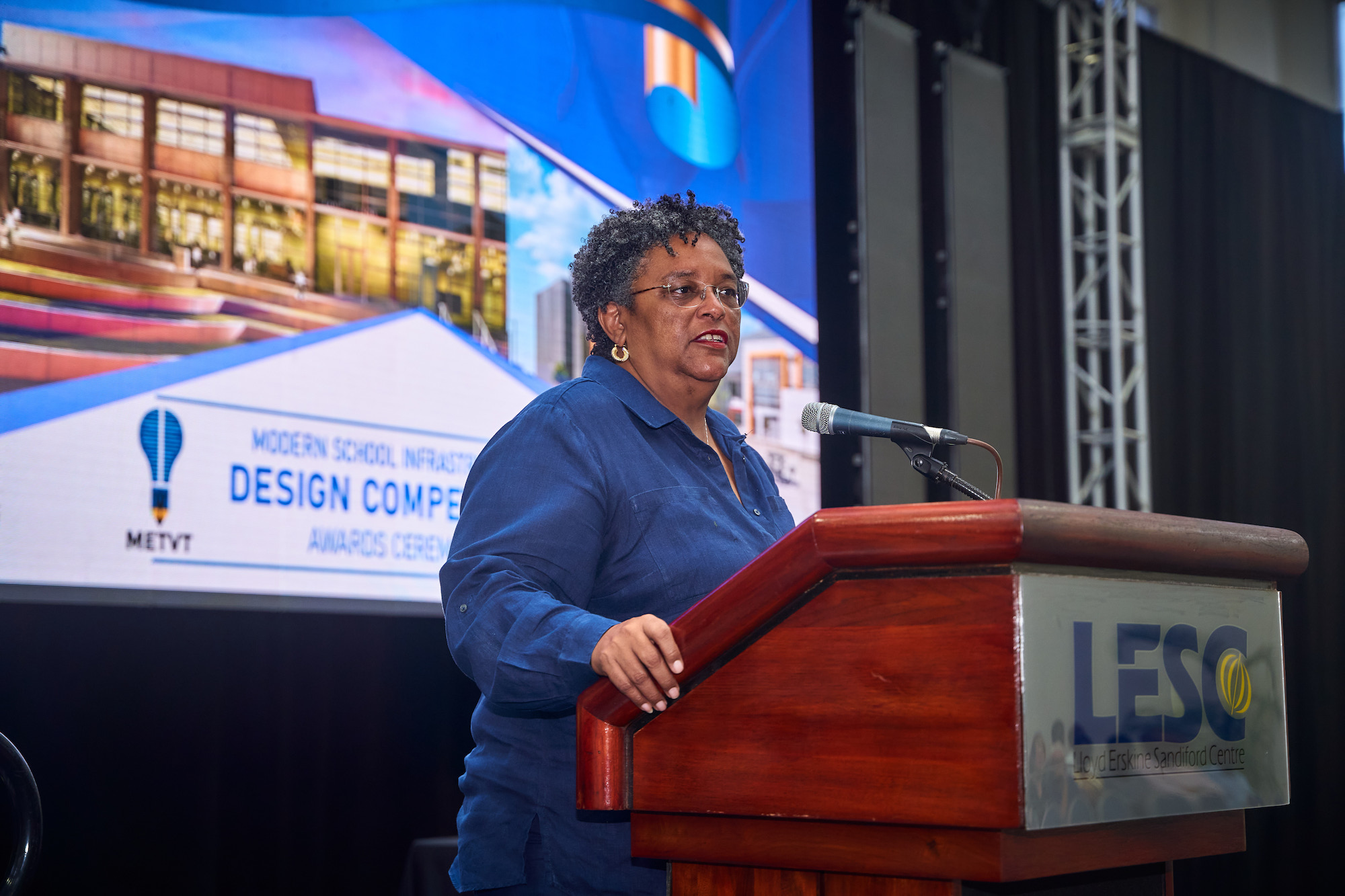 Barbadian Prime Minister Mia Mottley Urges Comprehensive Reassessment of Building Projects Amid Climate Crisis