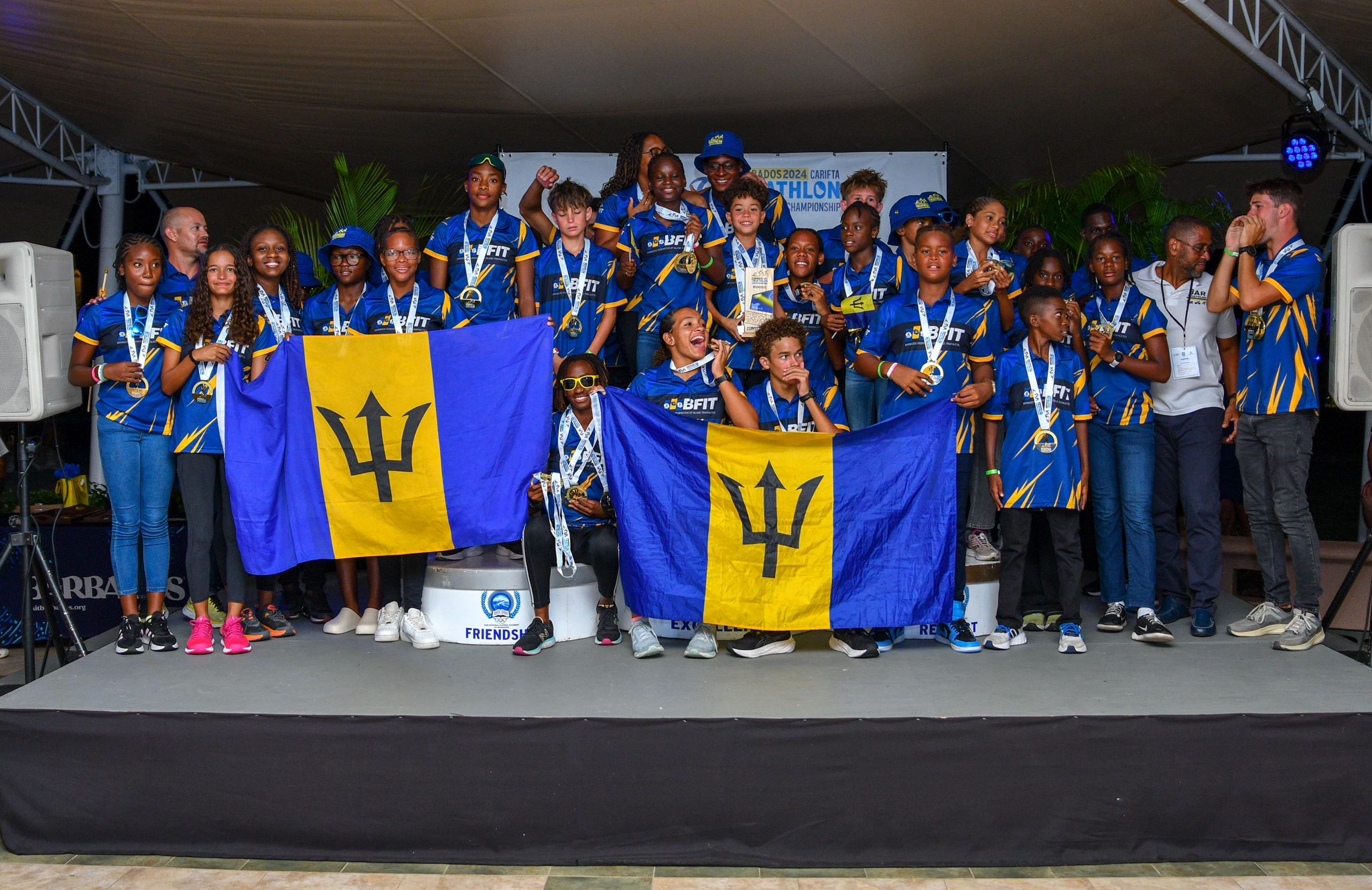 2024 CARIFTA Triathlon: Barbados Dominates Championships with 207 Points