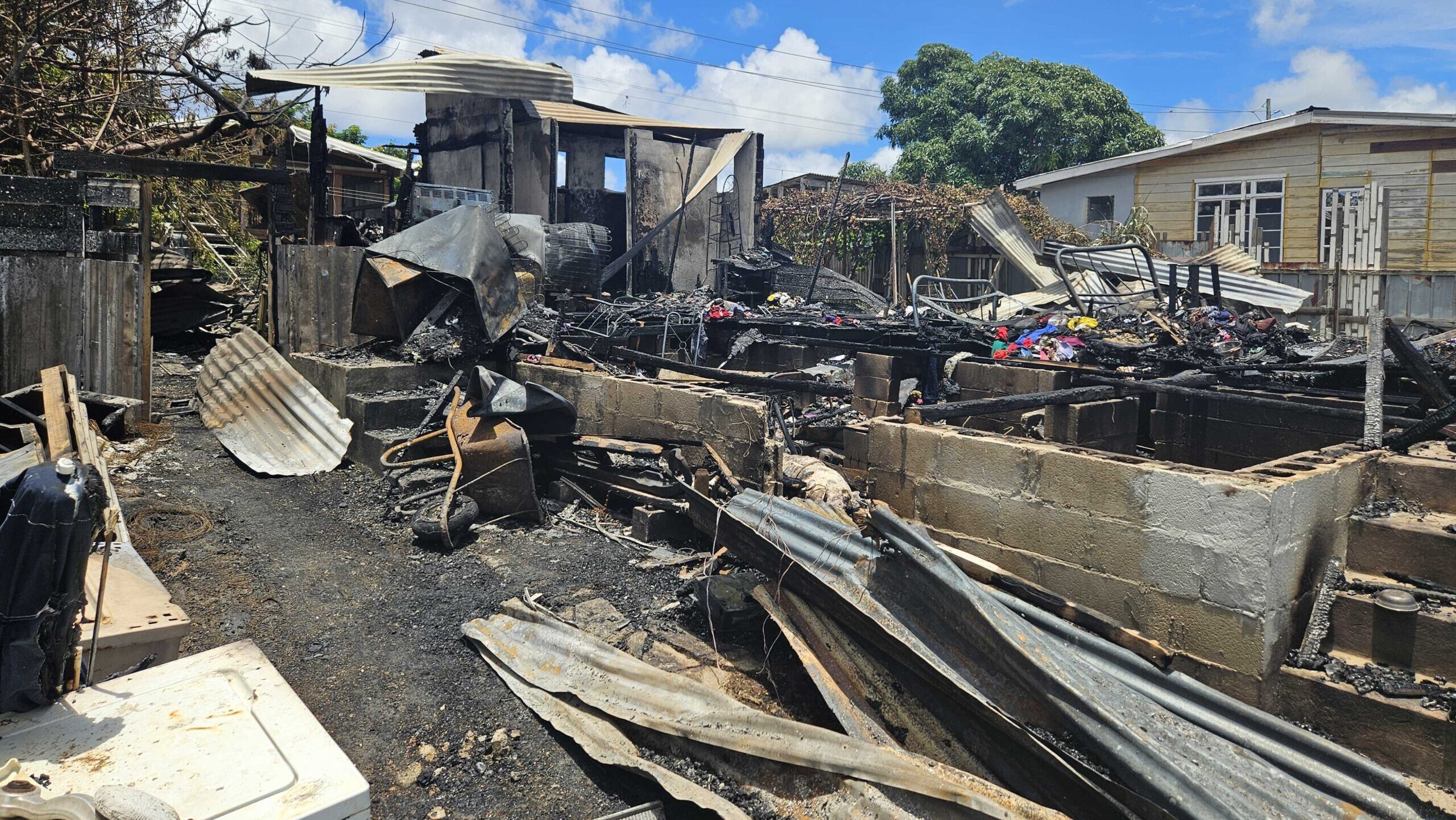 Family of Four Left Homeless After Devastating Fire in Husbands, St. James