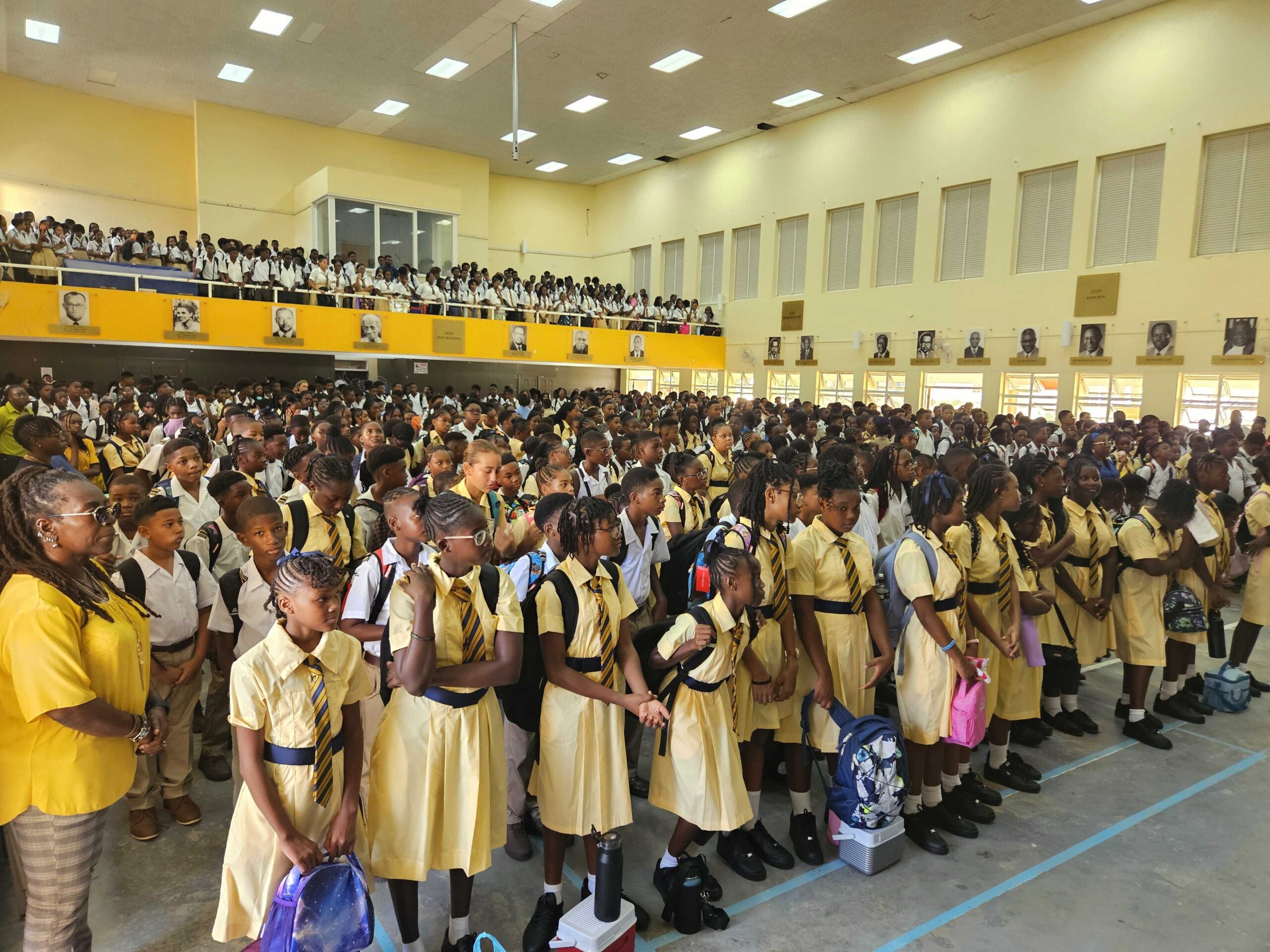 Christ Church Foundation School Students Receive Warm Welcome Back to Campus After Online Learning