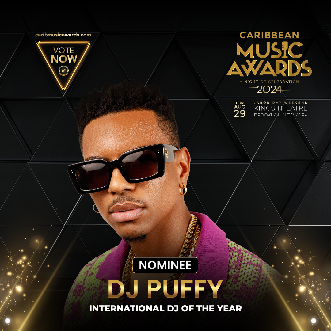 DJ Puffy Makes History as International DJ of the Year at Caribbean Music Awards