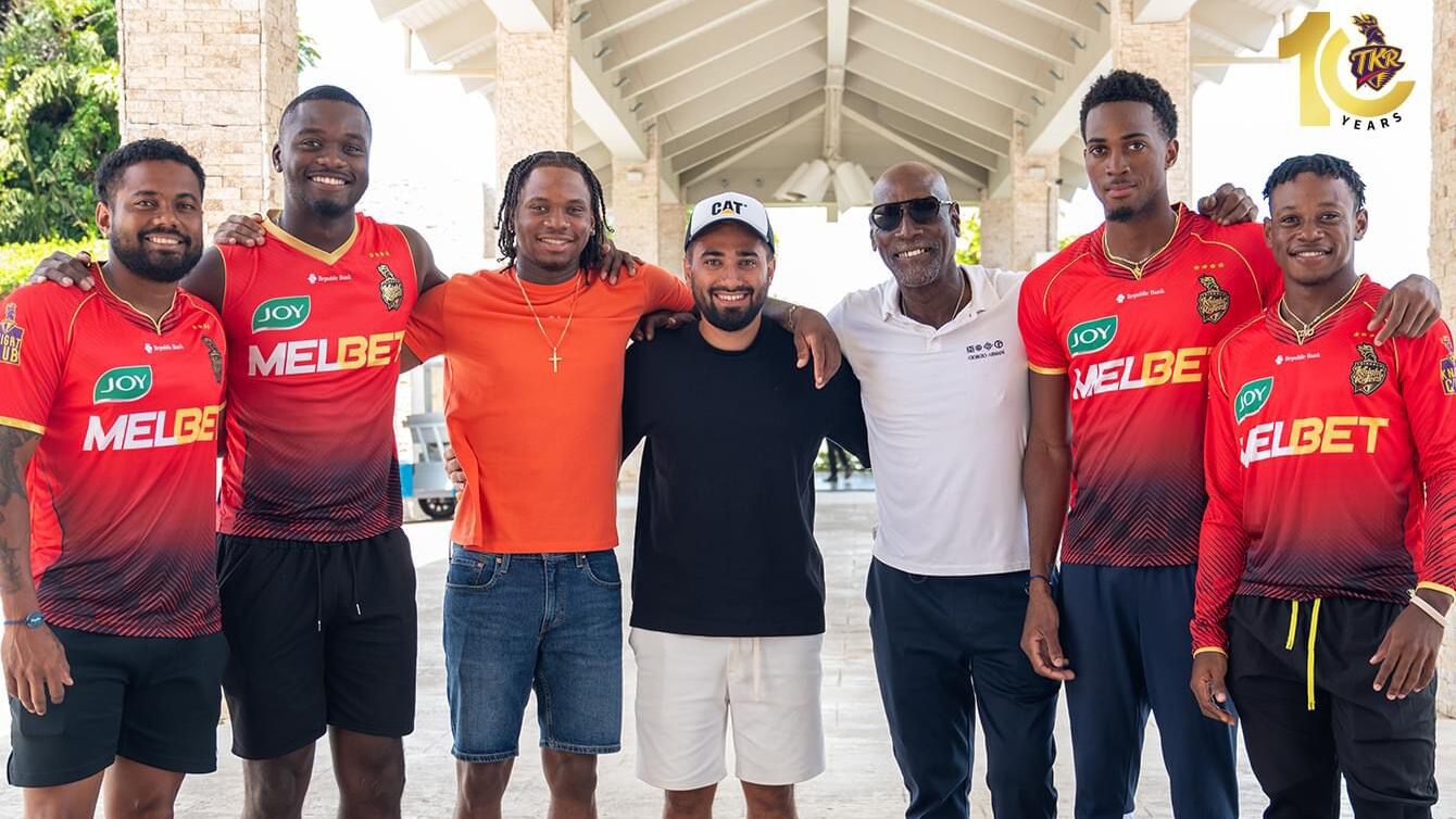 Sir Vivian Richards Inspires Antigua & Barbuda Falcons & Trinbago Knight Riders Ahead of CPL Clash