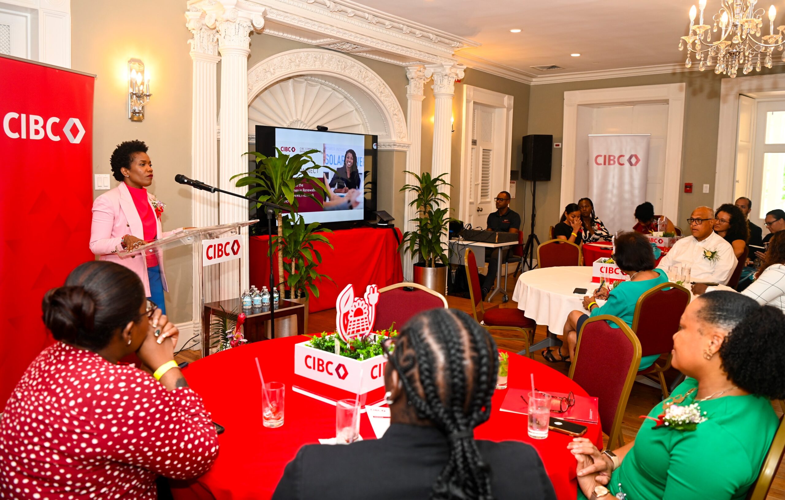 WIRE Cohort of Women in Renewable Energy Network Engage in Career Development Luncheon with CIBC Caribbean Executives in Barbados