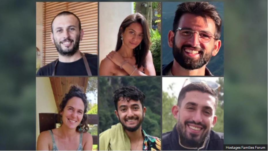 Israel Recovers Bodies of Six Hostages Held by Hamas in Gaza Strip: IDF Statement