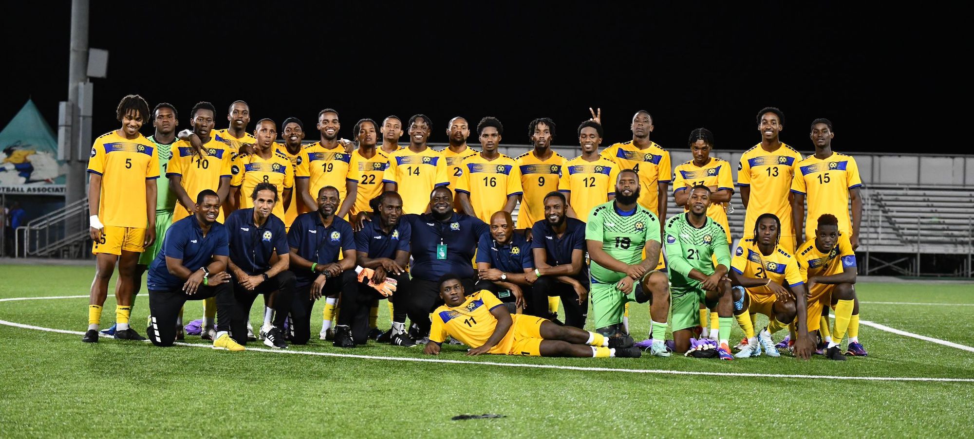 Barbados Dominates United States Virgin Islands 5-0 in CNL Match at Wildey Turf