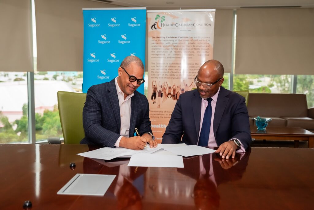 Sagicor, Healthy Caribbean Coalition sign MOU to tackle health threats