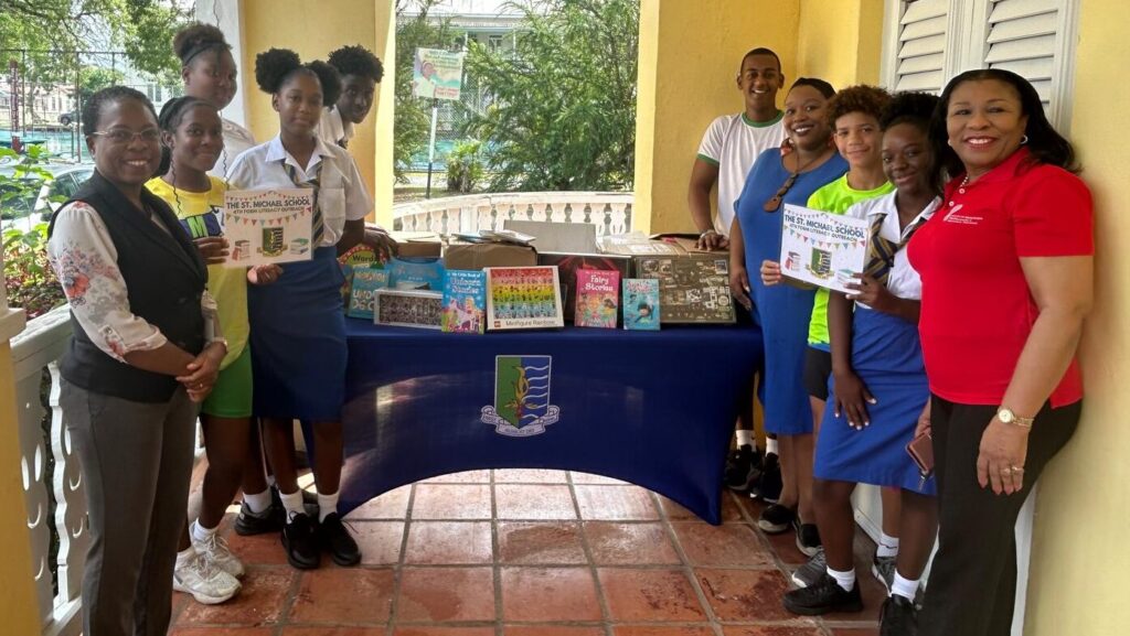 St Michael School donate over 500 books to support literacy