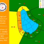 High-surf advisory remains in effect for Barbados