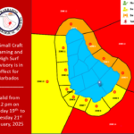 Small craft warning and high surf advisory for Barbados