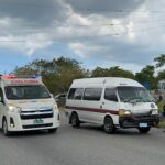 Seventeen injured in route taxi-pickup collision