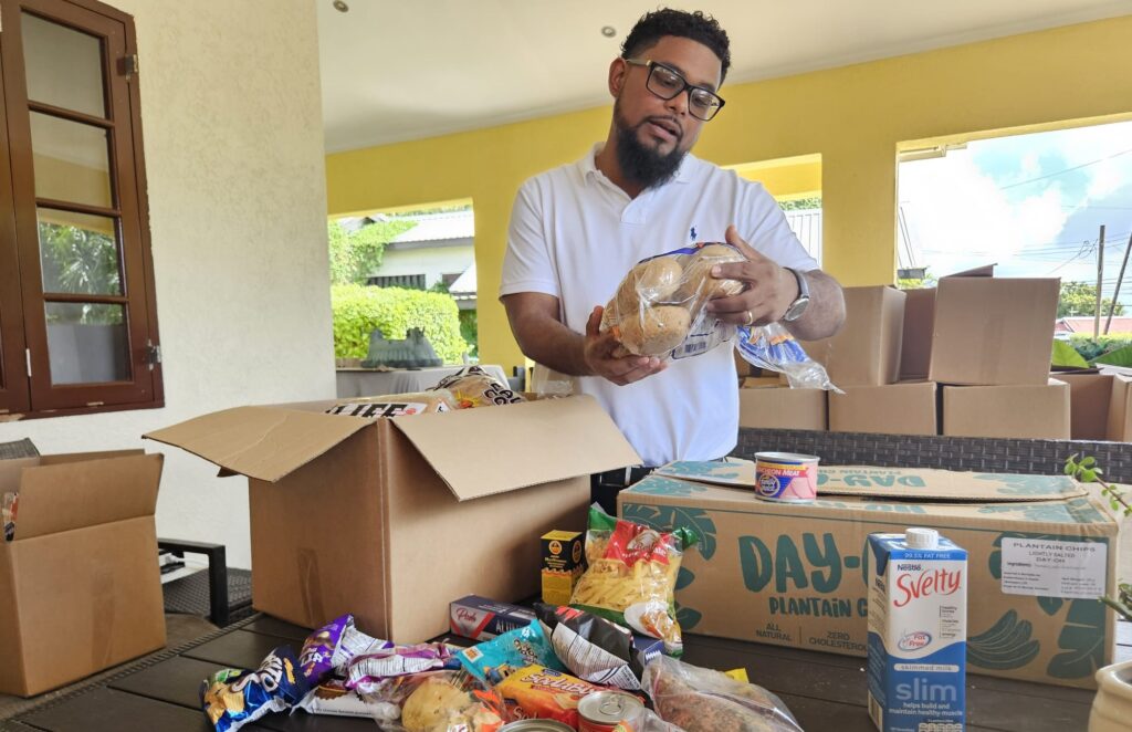 Philanthropist spreads Christmas cheer with almost 200 hampers