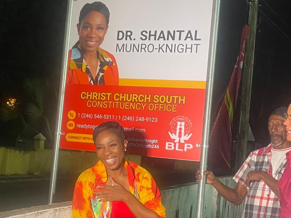 BLP nominee Munro-Knight opens constituency office, emphasises access and service