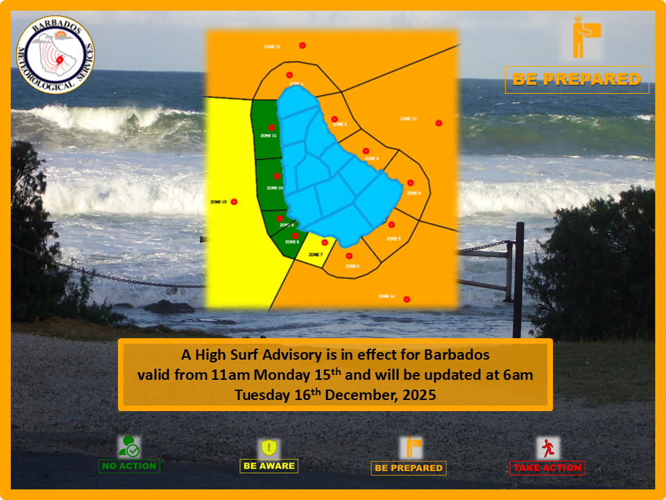 Small craft and high surf advisory remains in effect