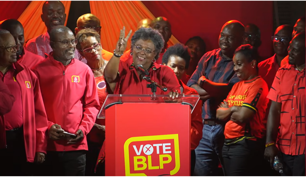 Mottley leads BLP to historic third clean sweep at polls