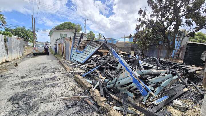 Pensioner, man injured in Two Mile Hill blaze