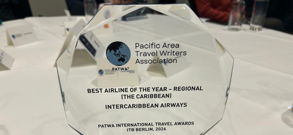 interCaribbean Airways wins Airline of the Year, PATWA Gold Award for Excellence in Airline Operations
